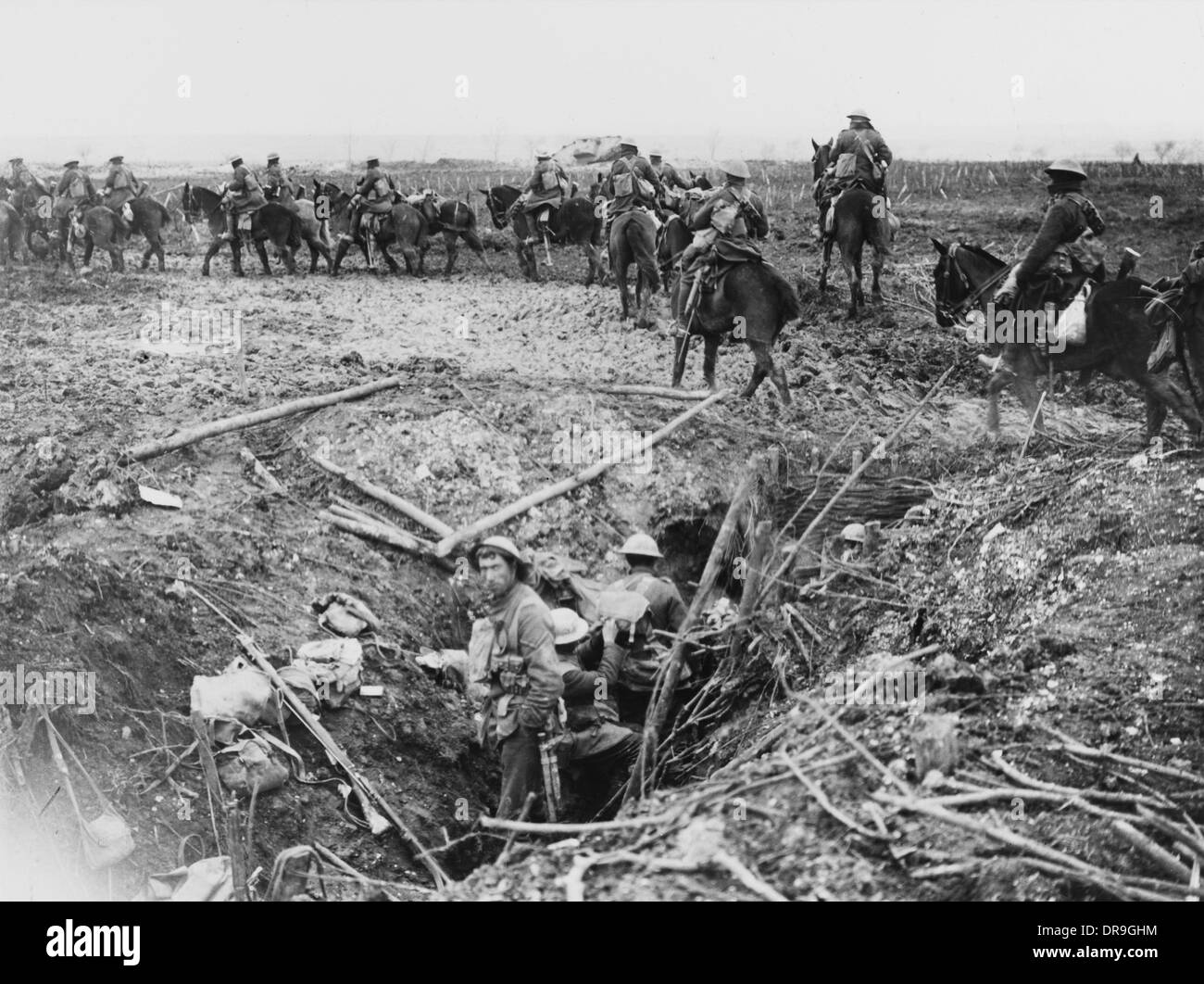 Battaglia di Arras 1917 Foto Stock