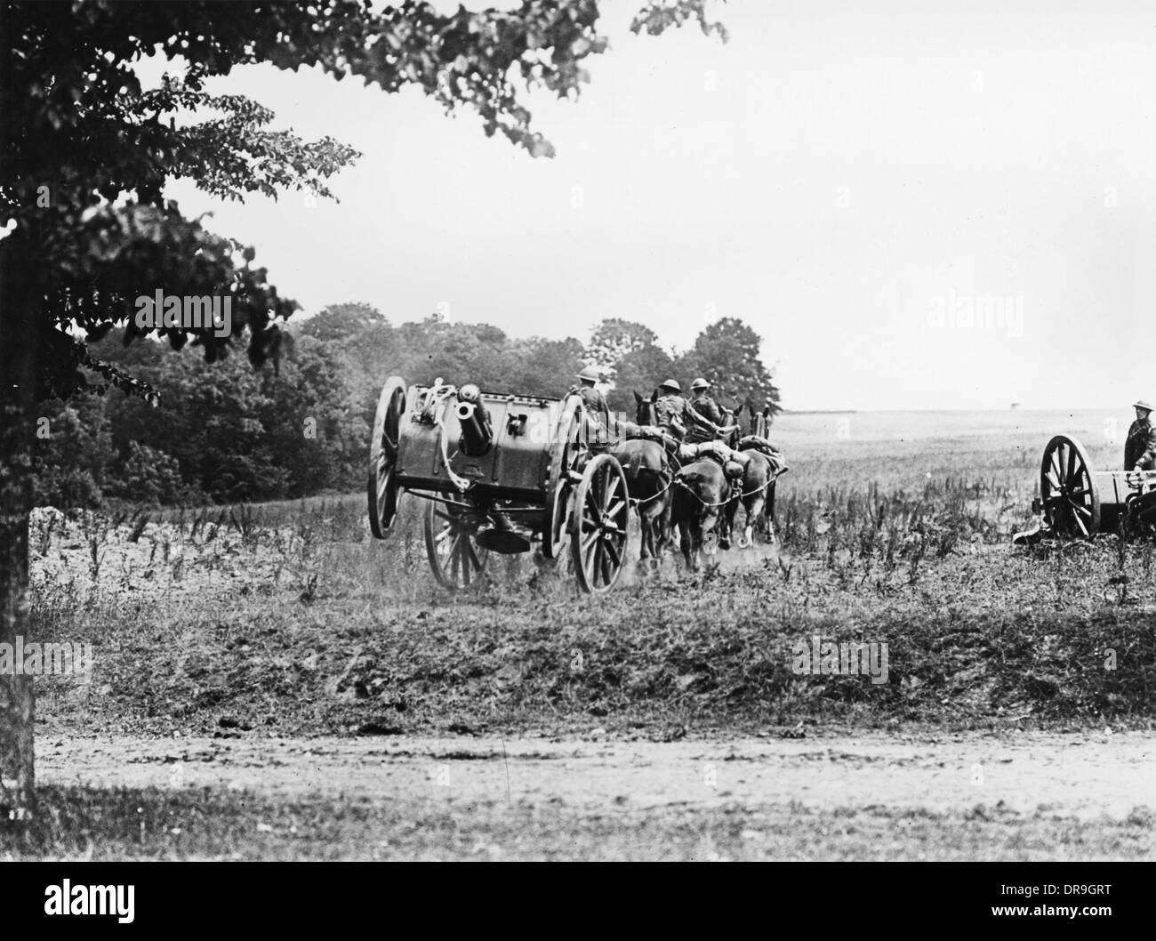 Royal Horse Artillery 1918 Foto Stock