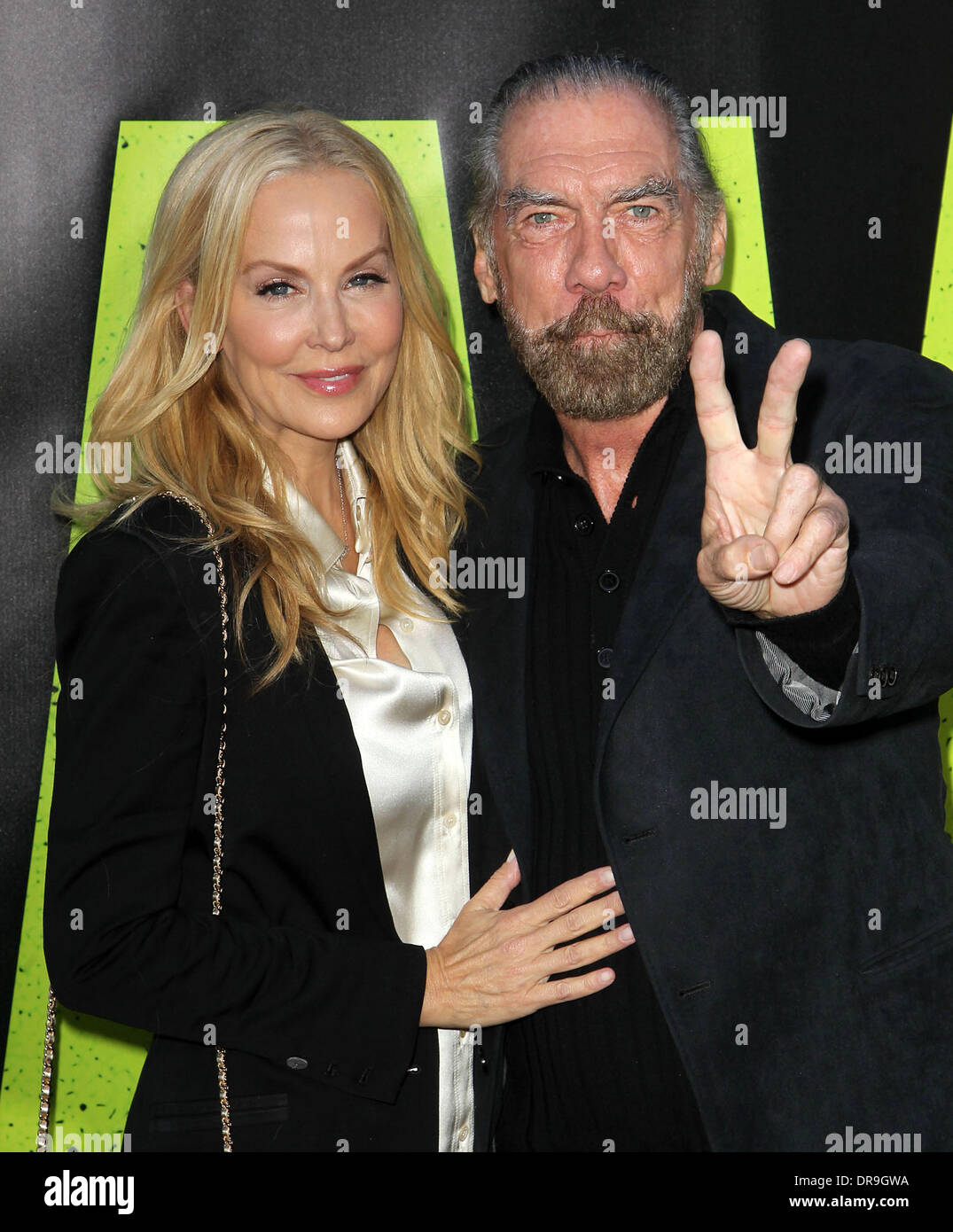 Giovanni Paolo DeJoria; Eloise Broady DeJoria la premiere di 'Savages' a Westwood Village - Gli arrivi di Los Angeles, California - 25.06.12 Foto Stock