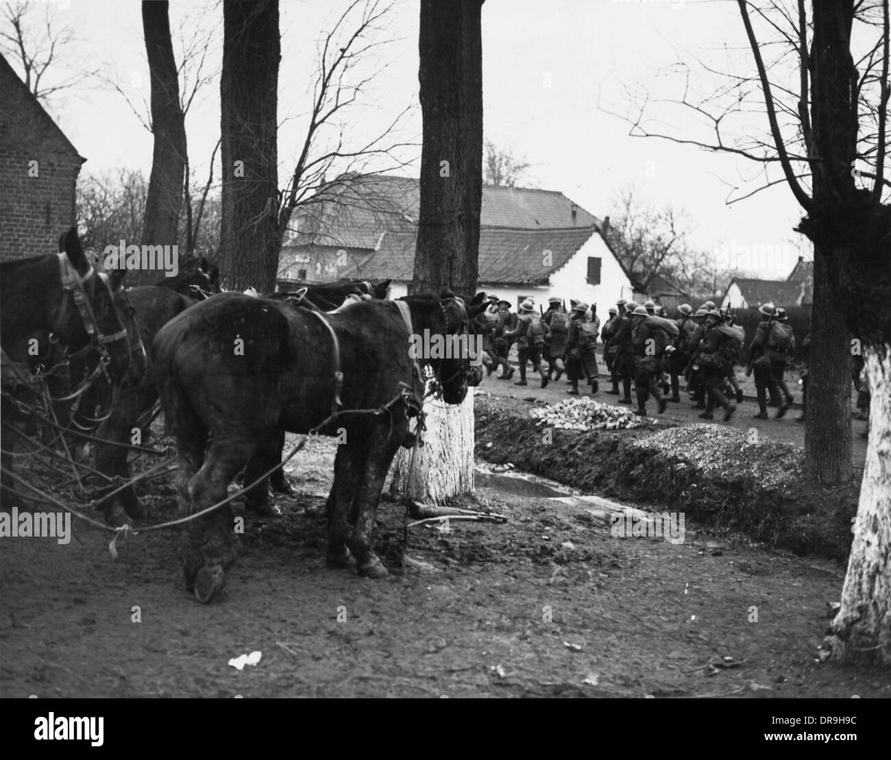 Battaglia di Arras 1918 Foto Stock