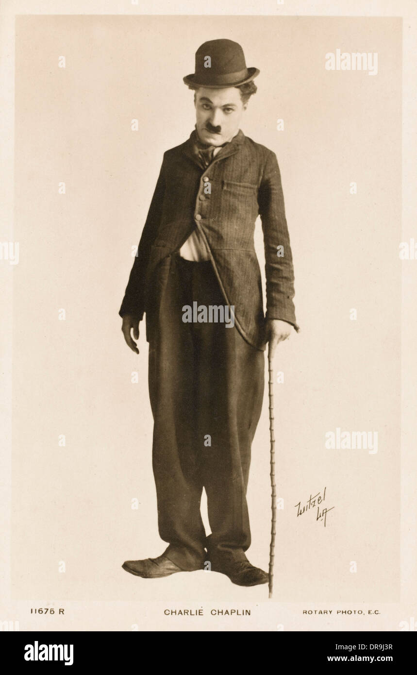 Charlie Chaplin Foto Stock
