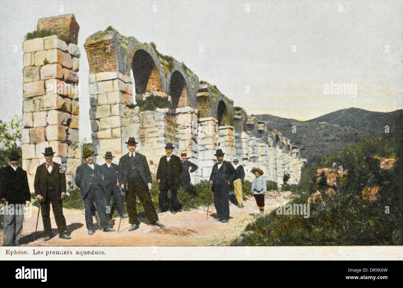 Efeso - Turchia - resti dell'Acquedotto Foto Stock