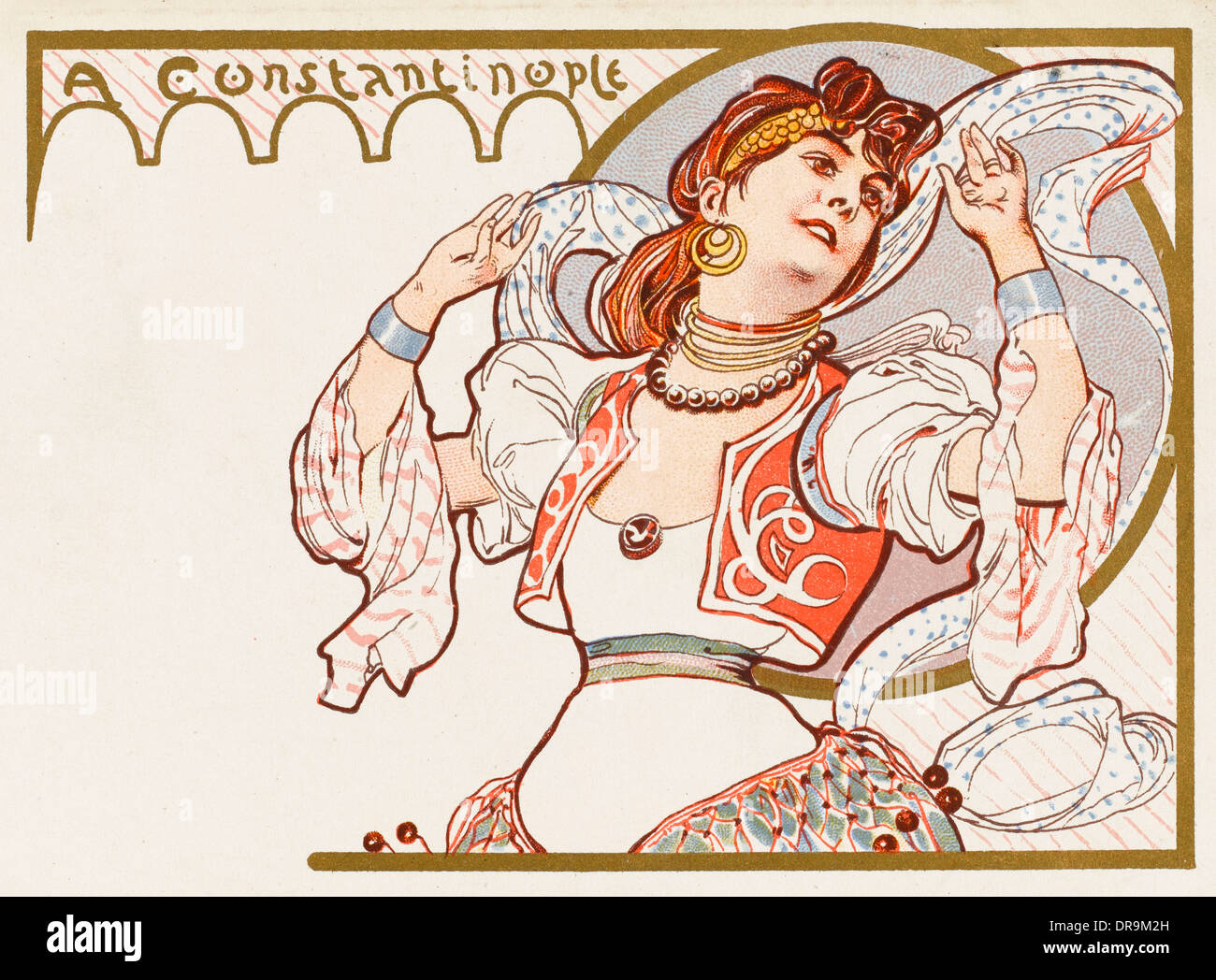 A Costantinopoli fantasy lady harem Foto Stock