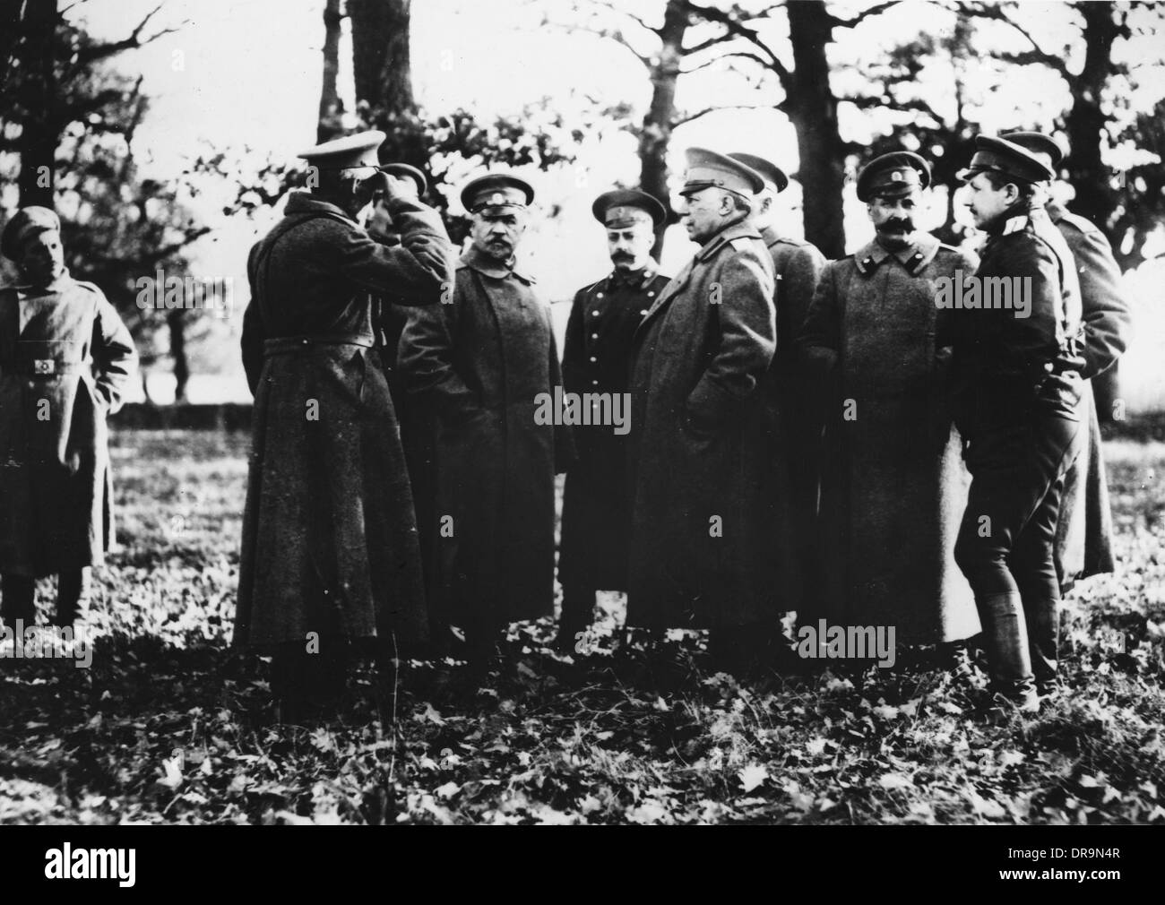 Il russo undicesimo esercito personale 1915 Foto Stock