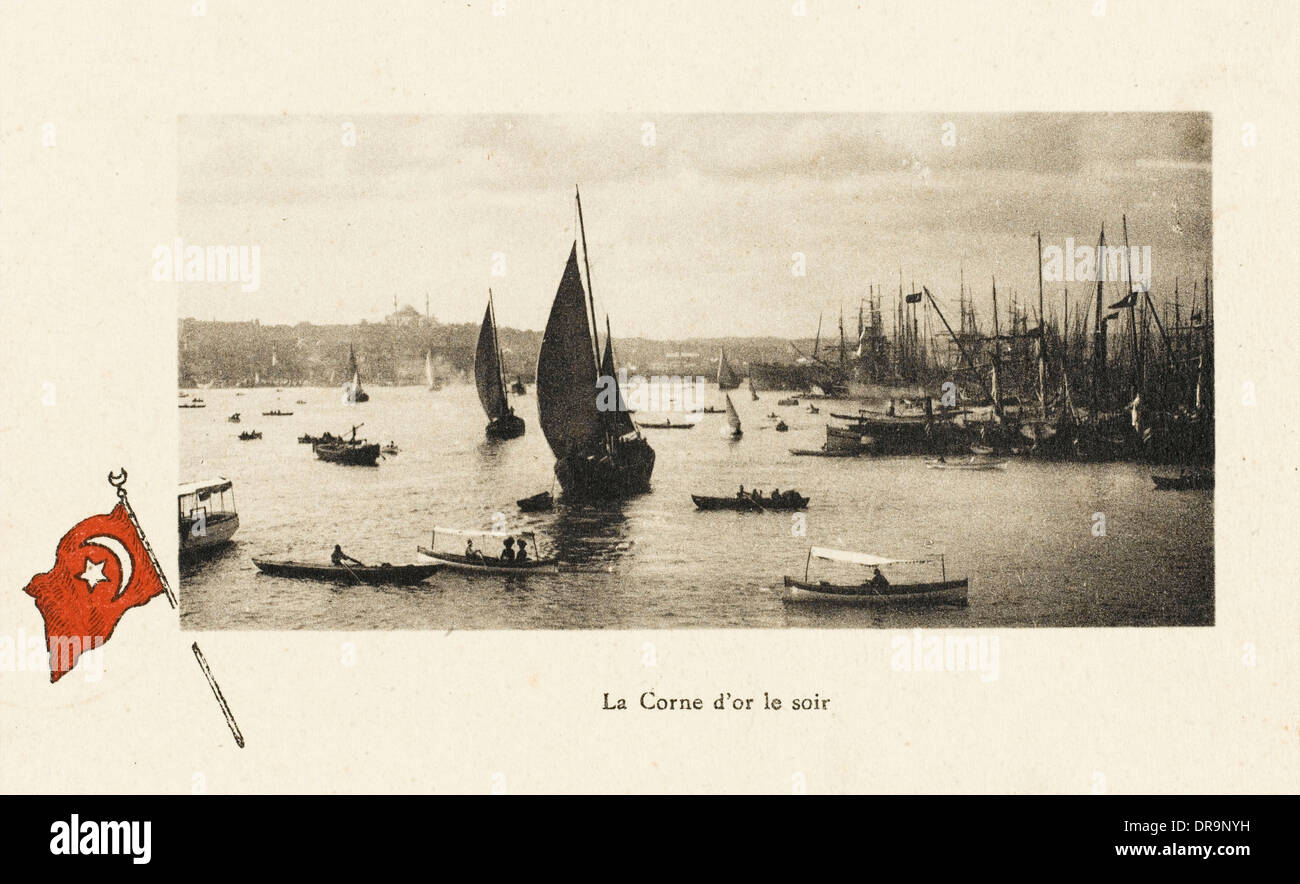 Golden Horn, Costantinopoli, Turchia Foto Stock
