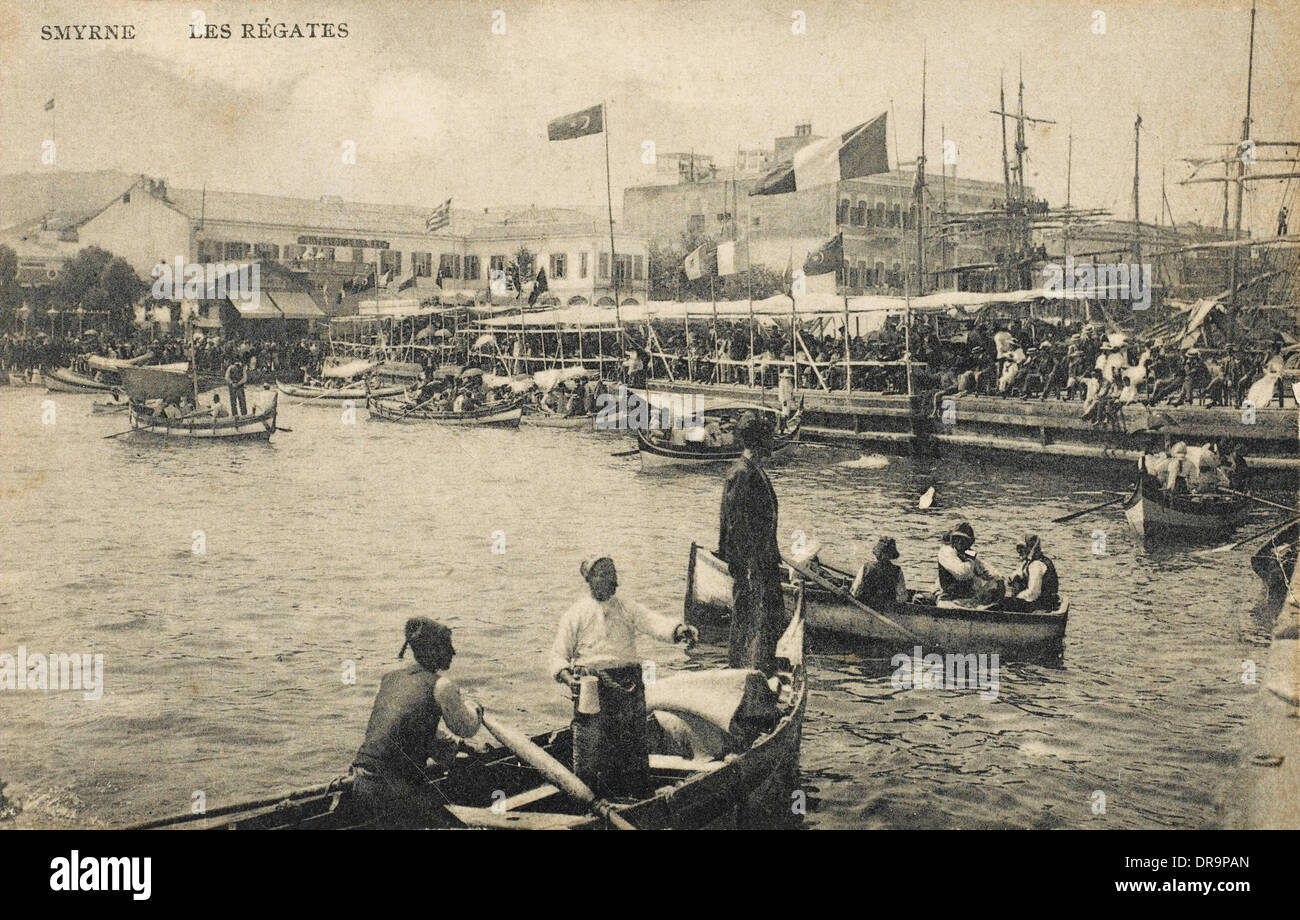 Izmir, Turchia - una regata Foto Stock
