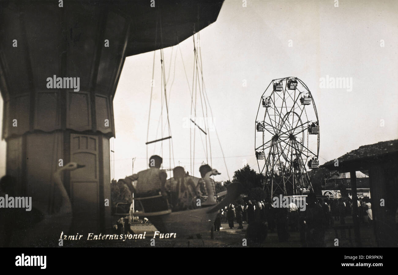 Izmir (Smirne, Turchia - Luna Park Foto Stock