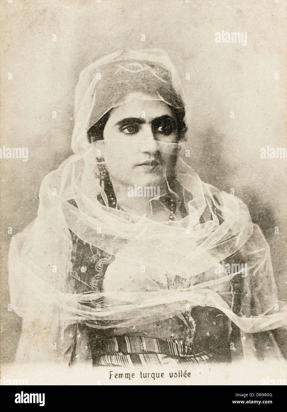 Un egiziano turco ottomana donna Foto Stock