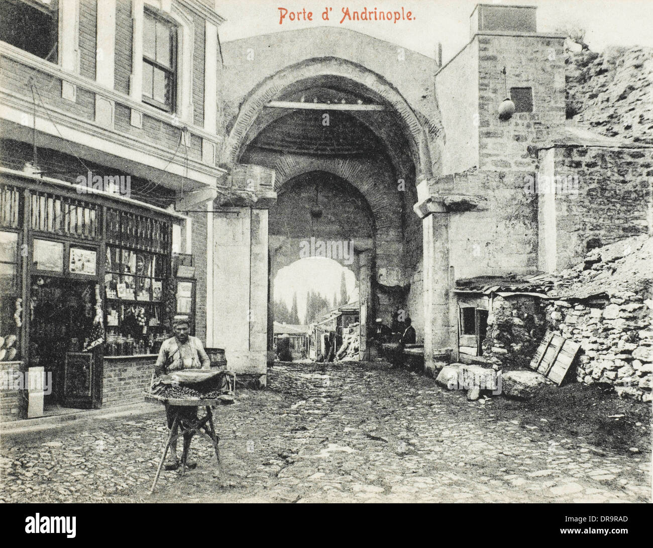 Il Andrinople Gate - Costantinopoli, Turchia Foto Stock