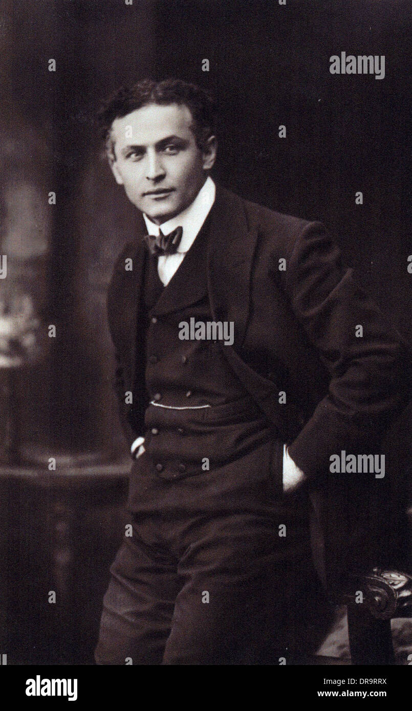 Harry Houdini Foto Stock