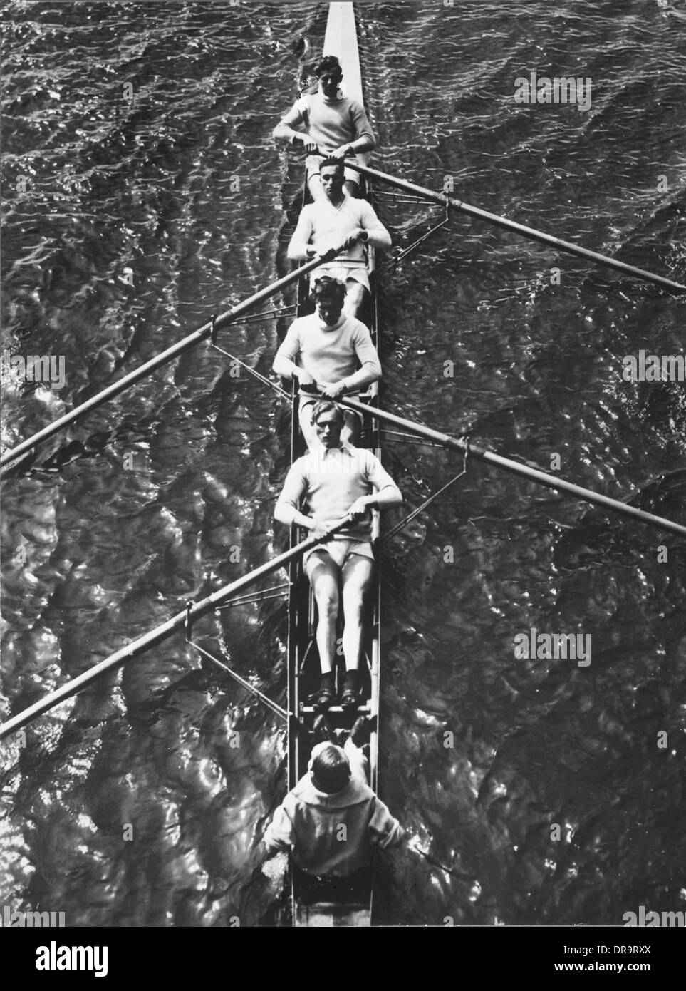 Il tedesco olimpico di canottaggio team 1932 Foto Stock