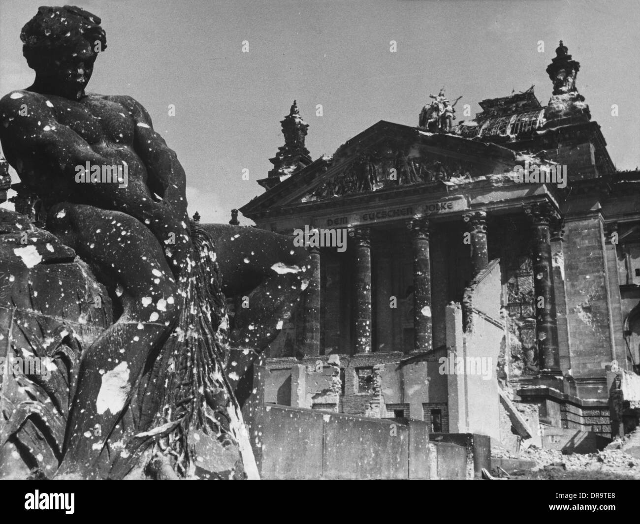 Bruciata Reichstag, 1933 Foto Stock