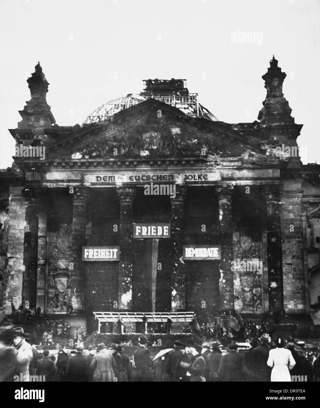Bruciata Reichstag, 1933 Foto Stock