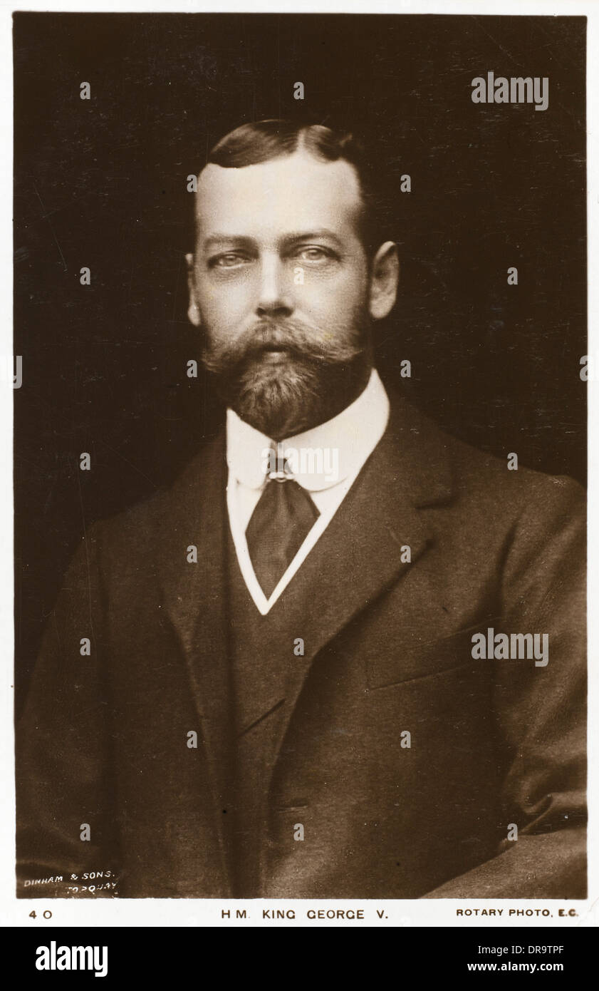 Re George V Foto Stock