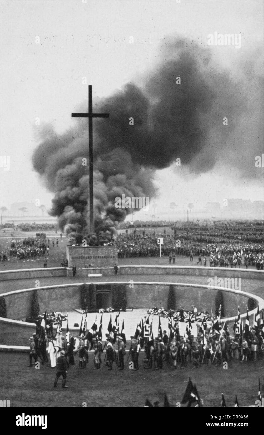 Schlageterfeier in Dusseldorf Foto Stock