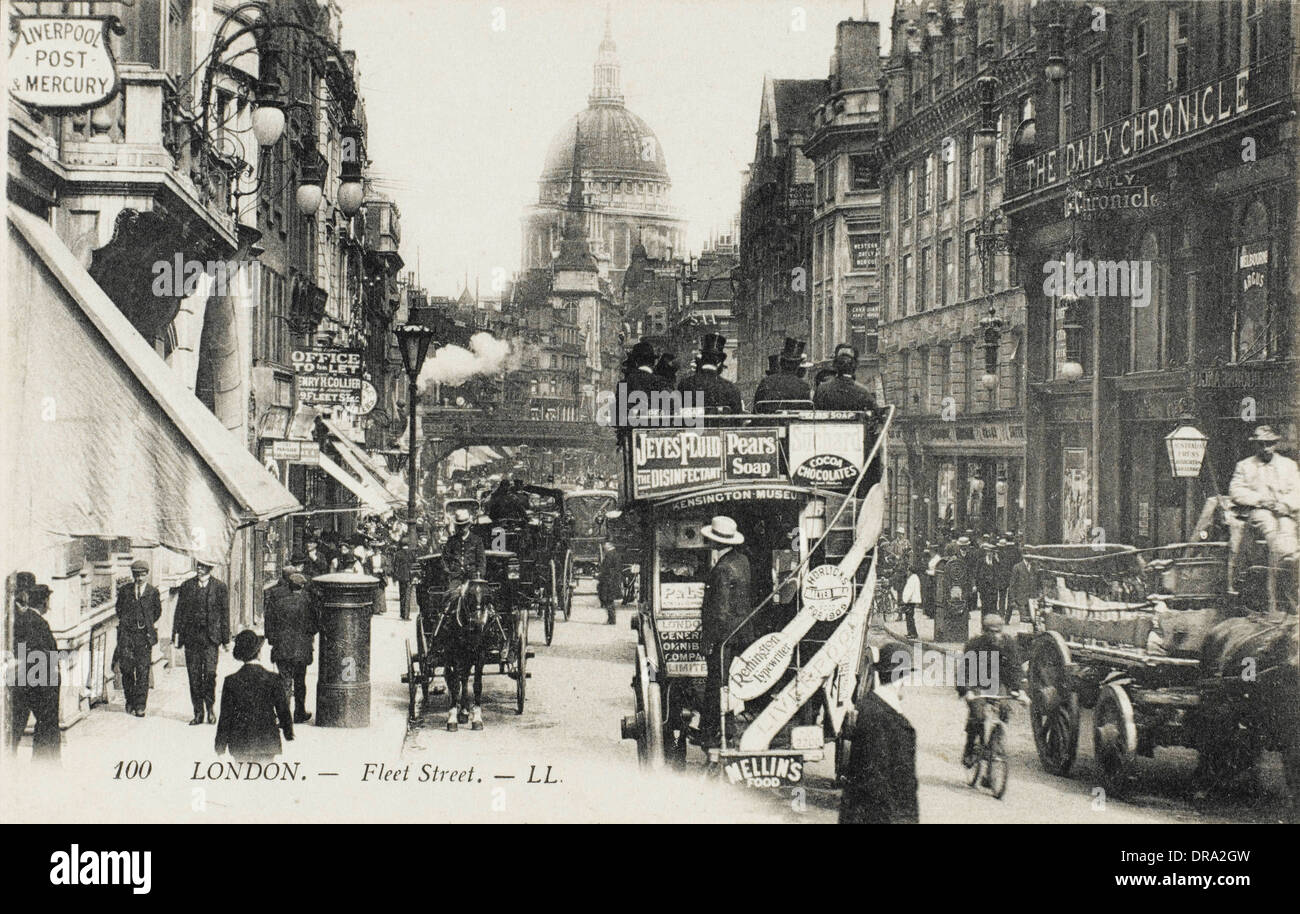 Fleet Street, Londra Foto Stock