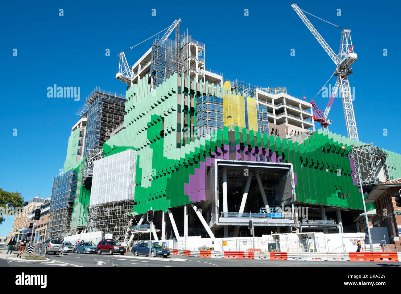 Nuova Queensland ospedale per bambini in costruzione in Brisbane Australia Foto Stock