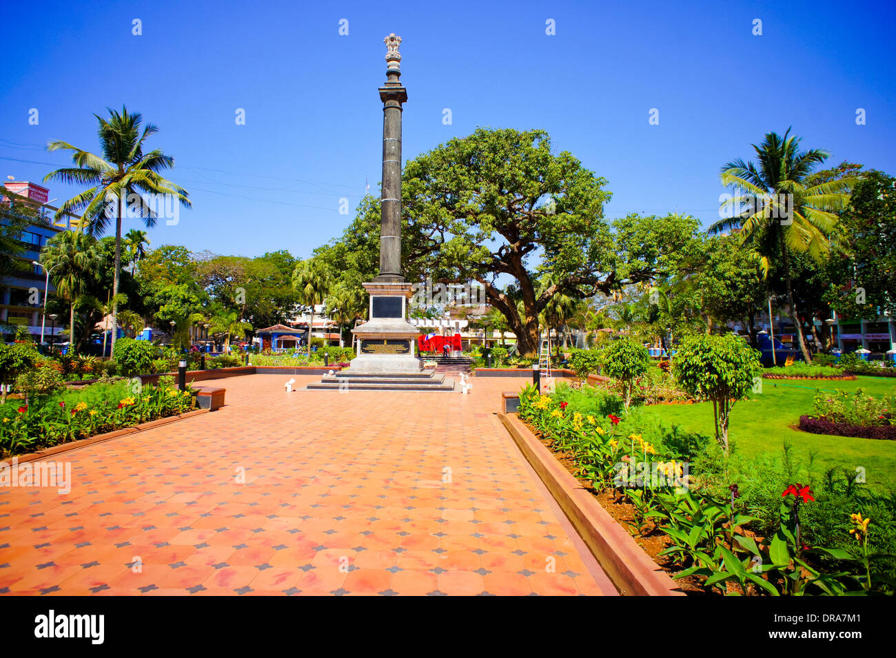 Monumento in Goa, India Foto Stock