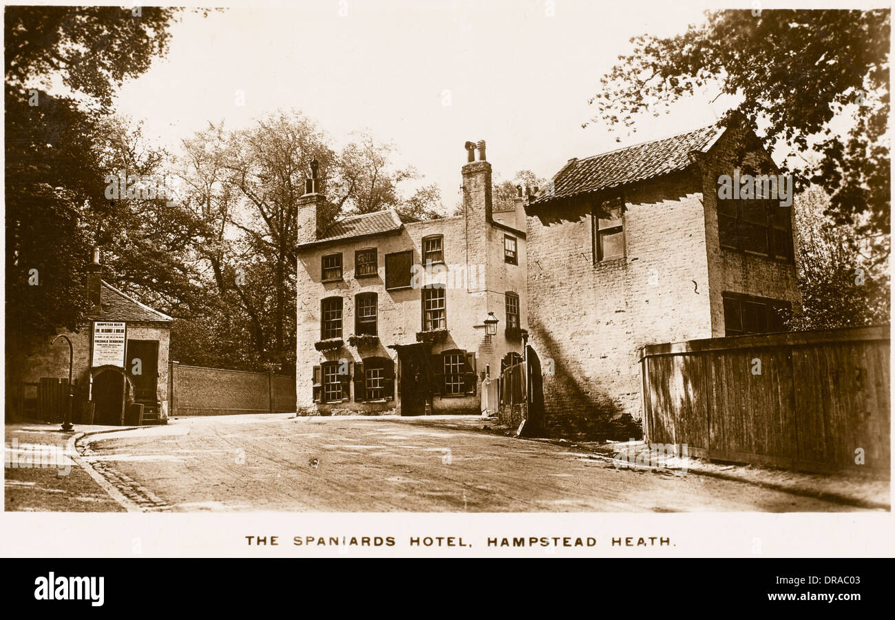 Gli spagnoli Hotel, Hamstead Heath, Londra Foto Stock