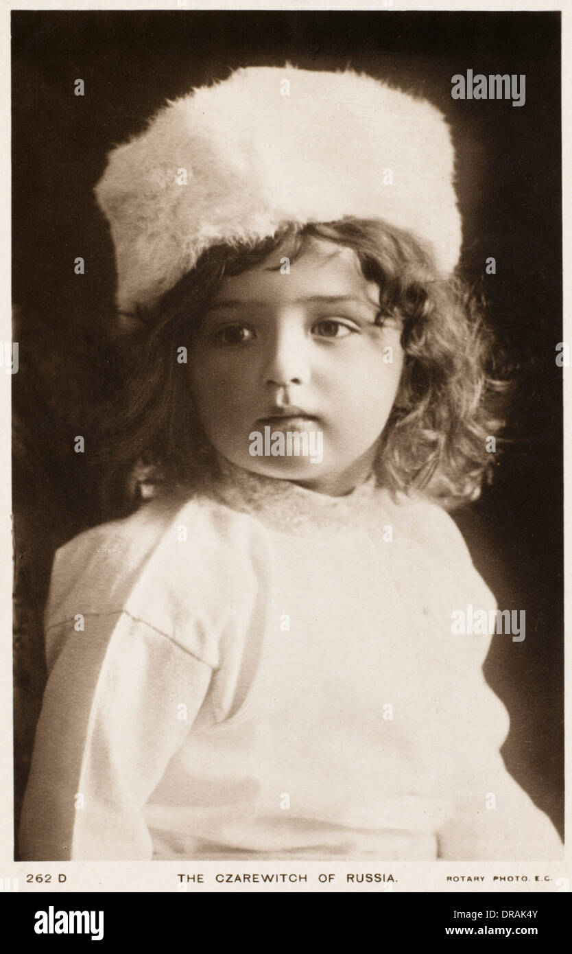 Alexei Nikolaevich, Tsarevich della Russia Foto Stock