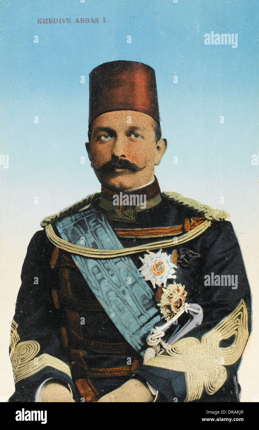 HH Abbas Hilmi II Bey - Khedive d'Egitto e il Sudan Foto Stock