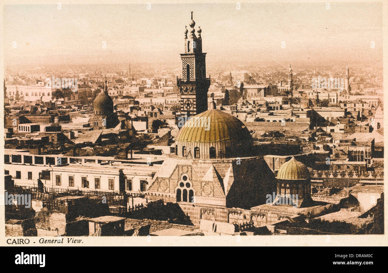 Vista generale del Cairo, Egitto Foto Stock