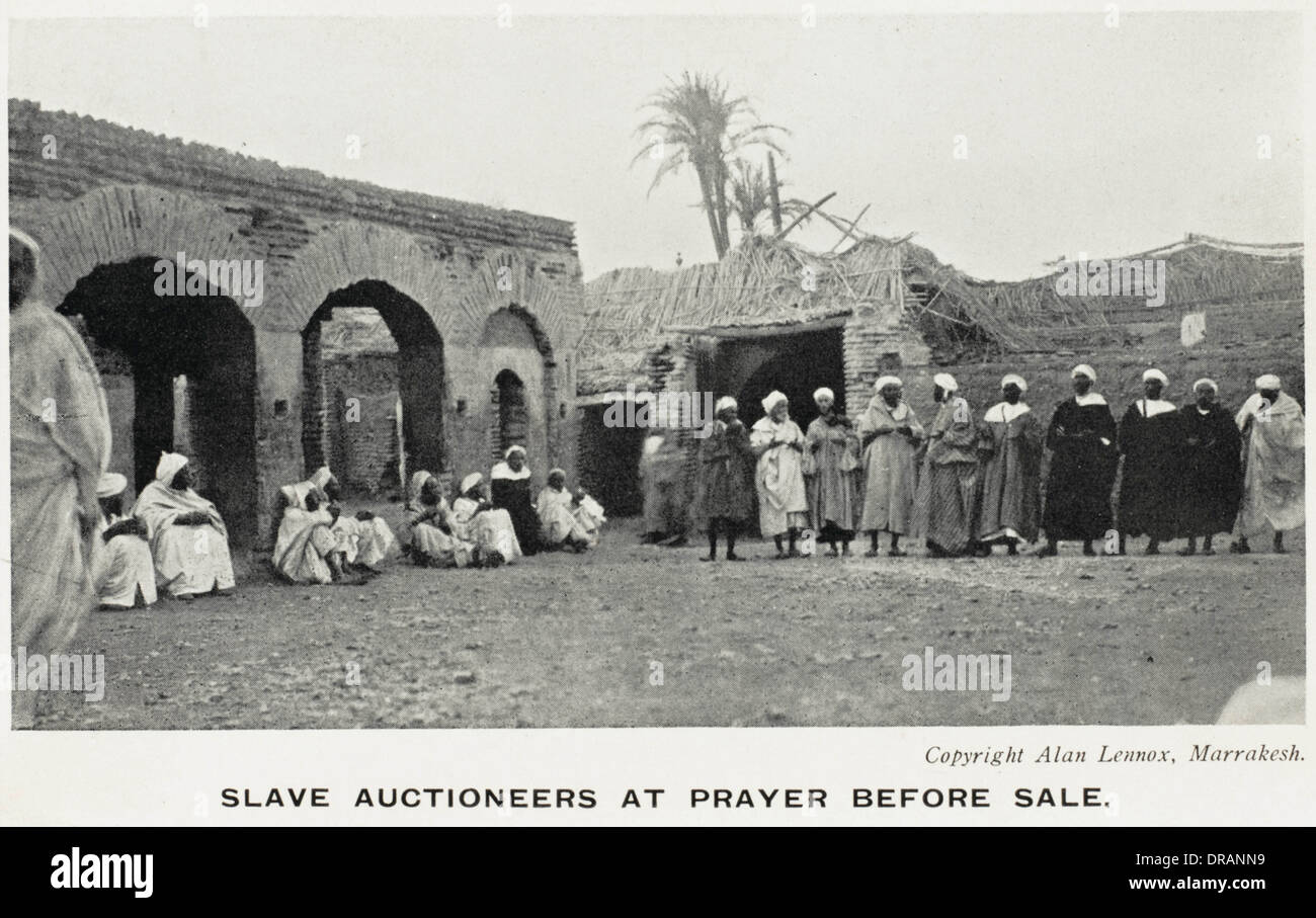 Mercato di schiavi, Marrakech, Marocco Foto Stock