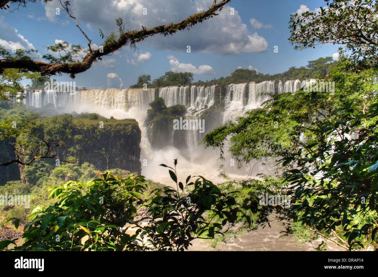 Cascate di Iguazu Foto Stock