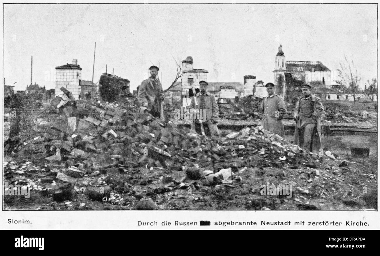 Soldati russi in Neustadt, Germania Foto Stock