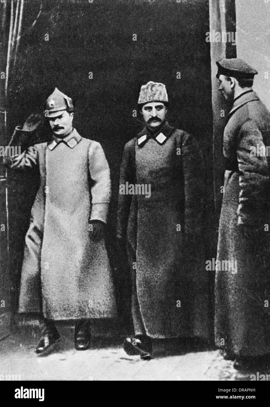 Soldati russi a Tiflis Foto Stock