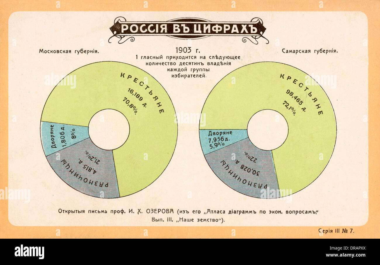 Statistiche sul voto e rappresentanza in Russia Foto Stock