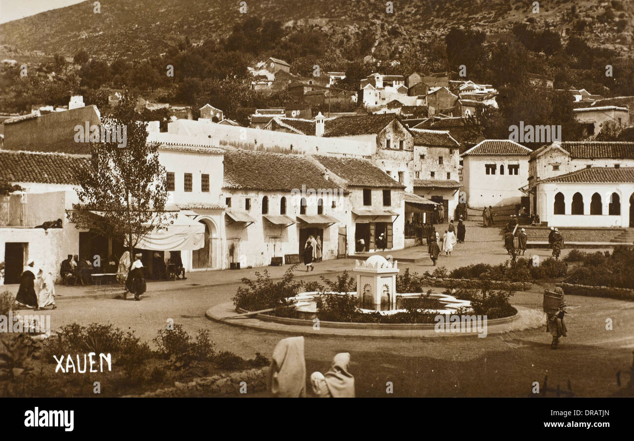 Marocco - Xauen (ora Chefchaouen, o Chau) Foto Stock