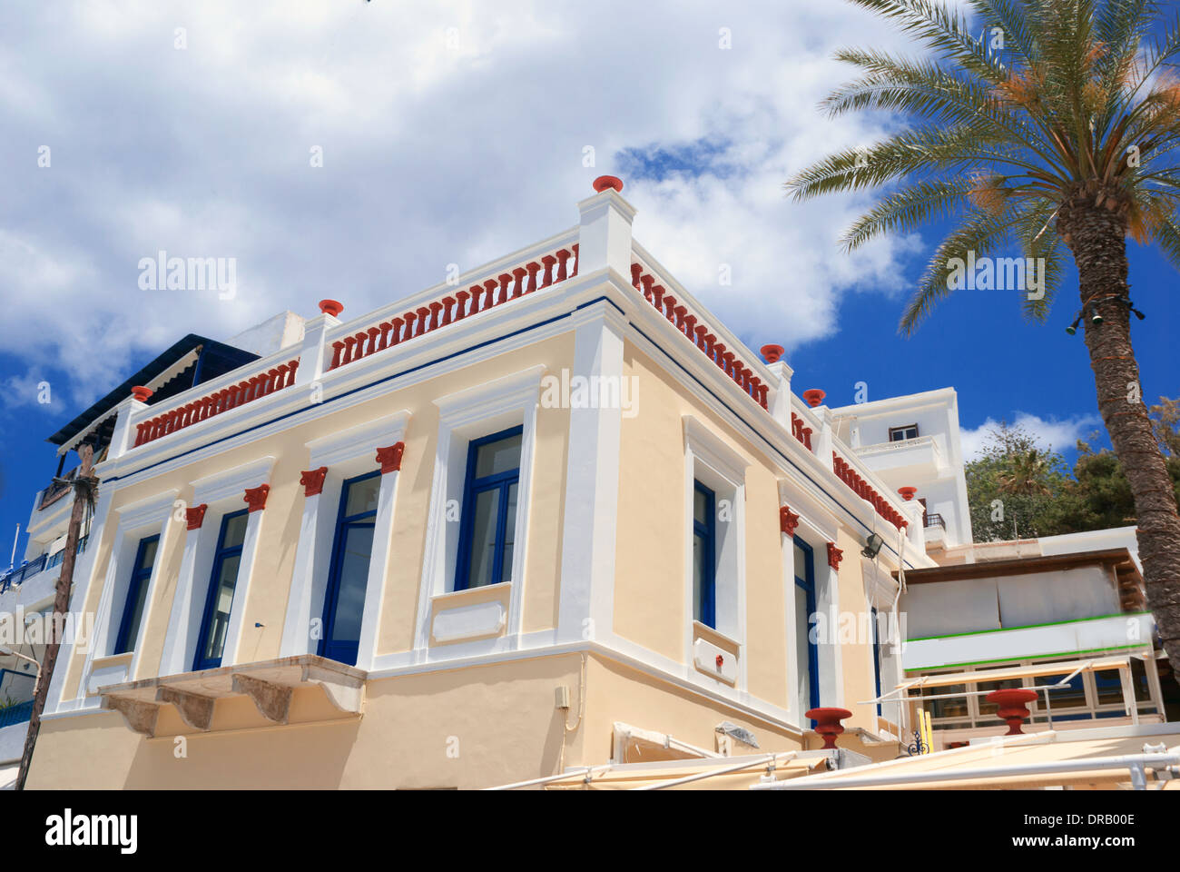 Il vecchio tradizionale casa greca di Naxos Island, Grecia Foto Stock