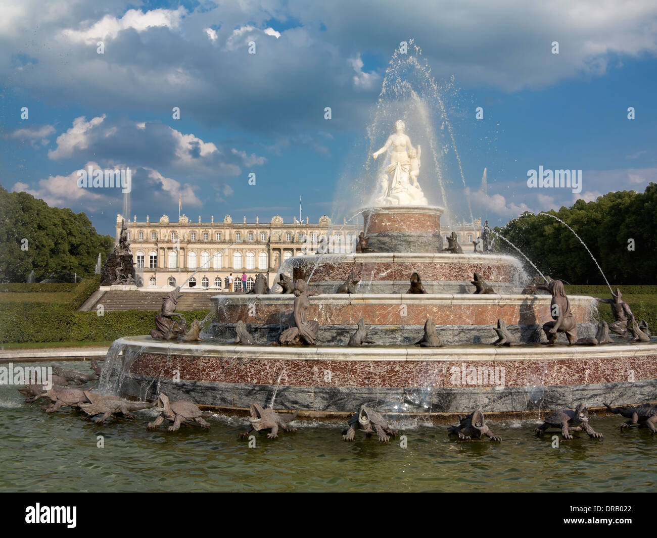 Il palazzo Herrenchiemsee, Bavaria Foto Stock