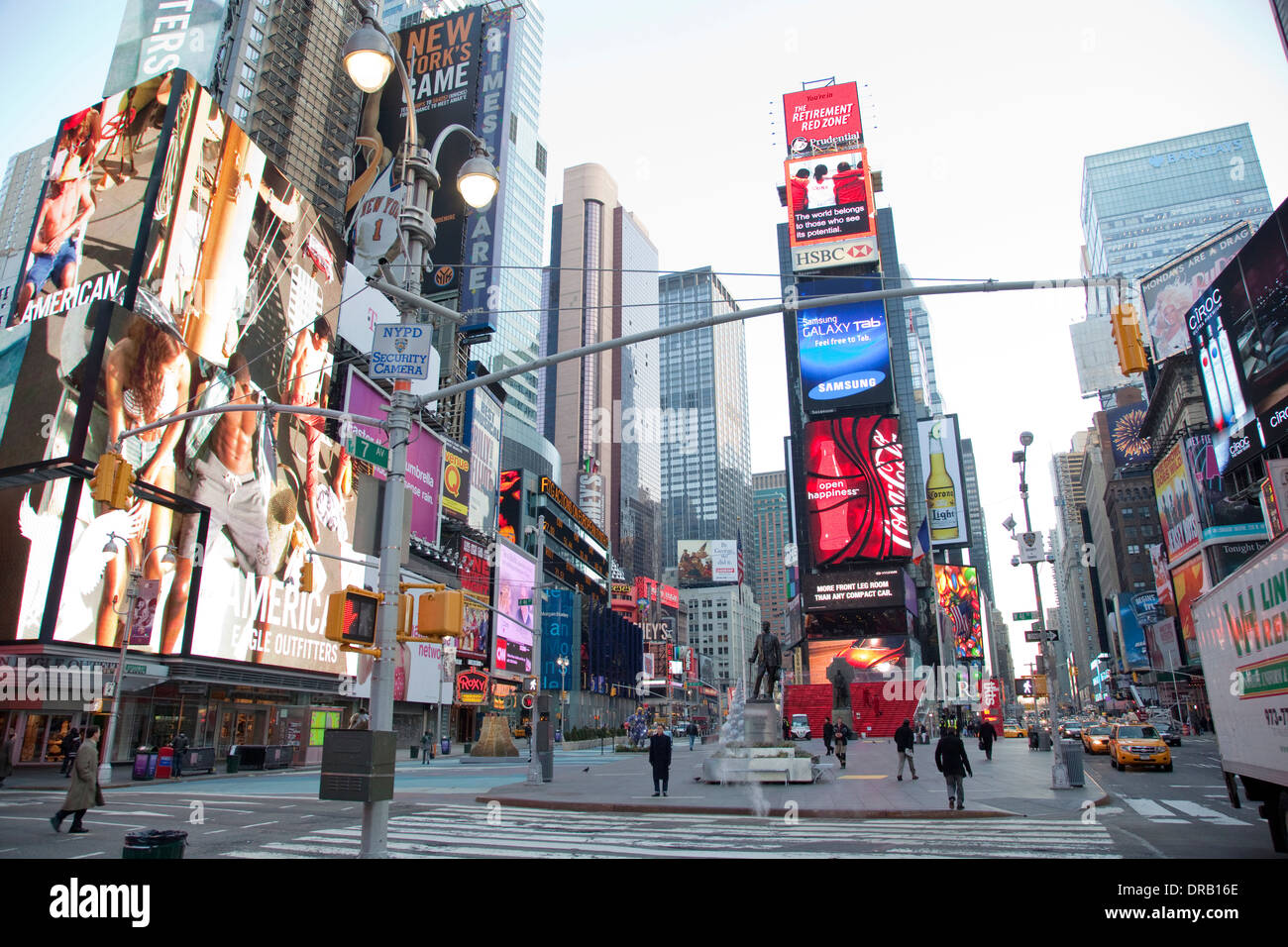 Times Square a New York, Stati Uniti d'America Foto Stock