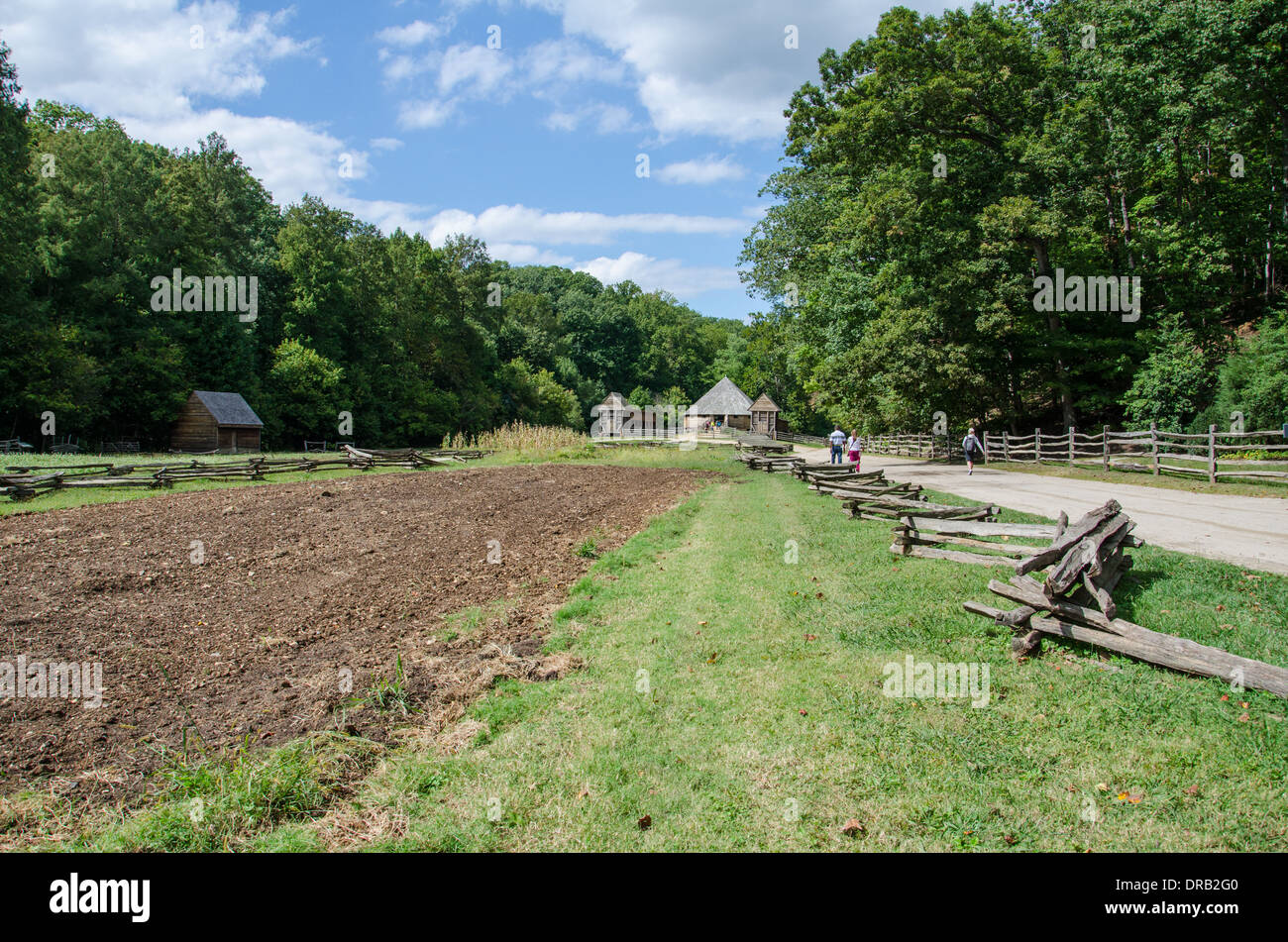 La Fattoria di Pioneer a Mount Vernon Foto Stock