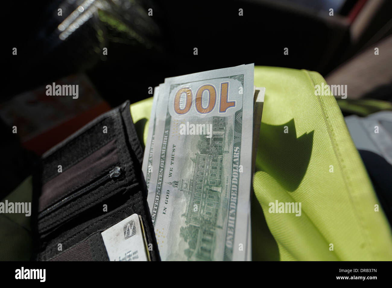 Un centinaio di dollari. Foto Stock