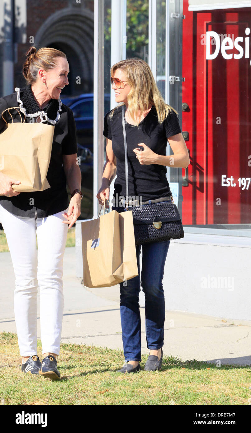 Ellen Pompeo shopping su Beverly Boulevard Los Angeles, california - 06.07.12 Foto Stock