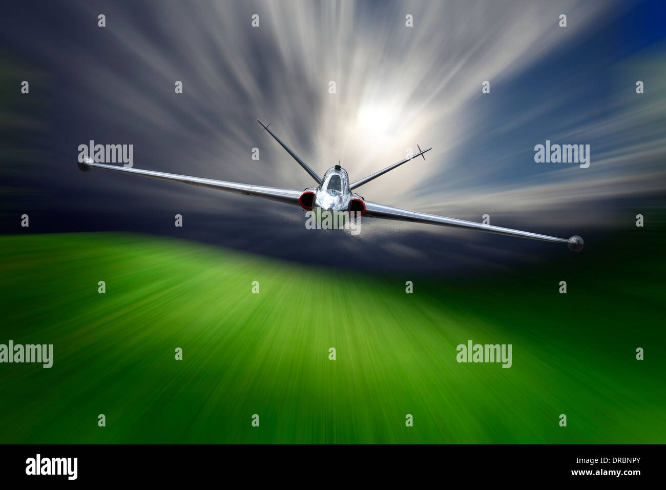 Velivolo di combattimento Foto Stock