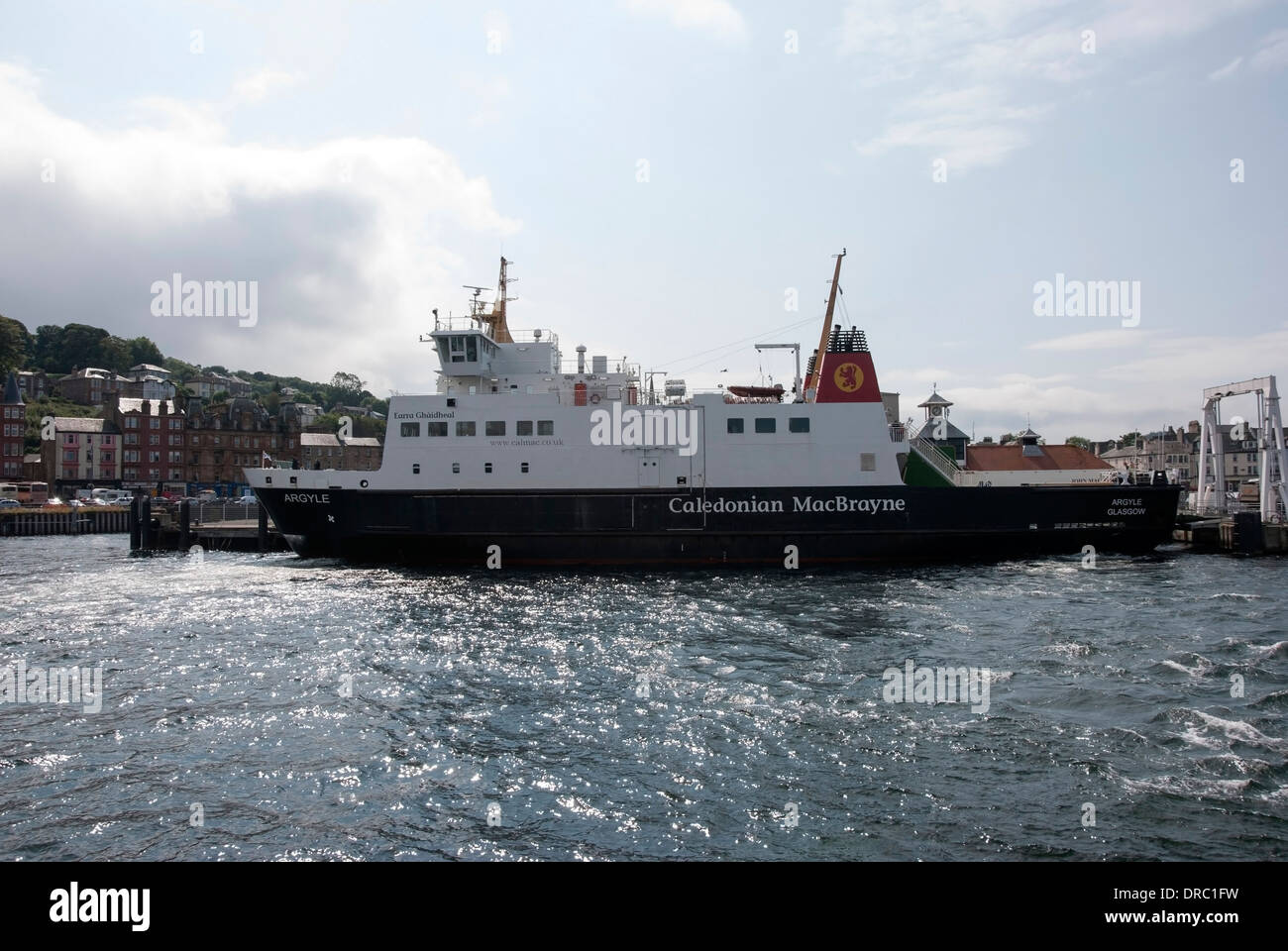 Caledonian MacBrayne M.T. Argyle ormeggiato al Porto di rothesay isle of bute Foto Stock