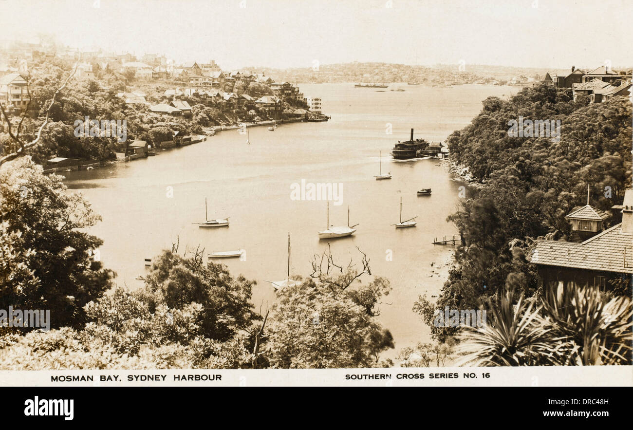 Mosman Bay, il Porto di Sydney, Sydney, Australia Foto Stock