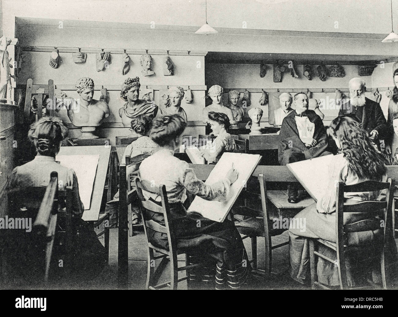 Art Studio - Queen's College, Harley Street Foto Stock