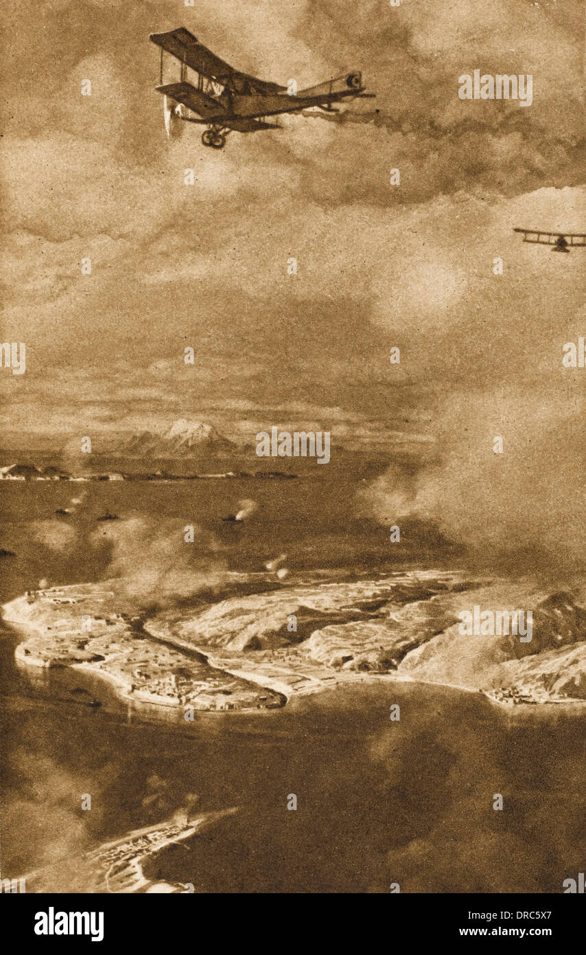 Bagno turco fighter aircraft - la prima guerra mondiale Foto Stock