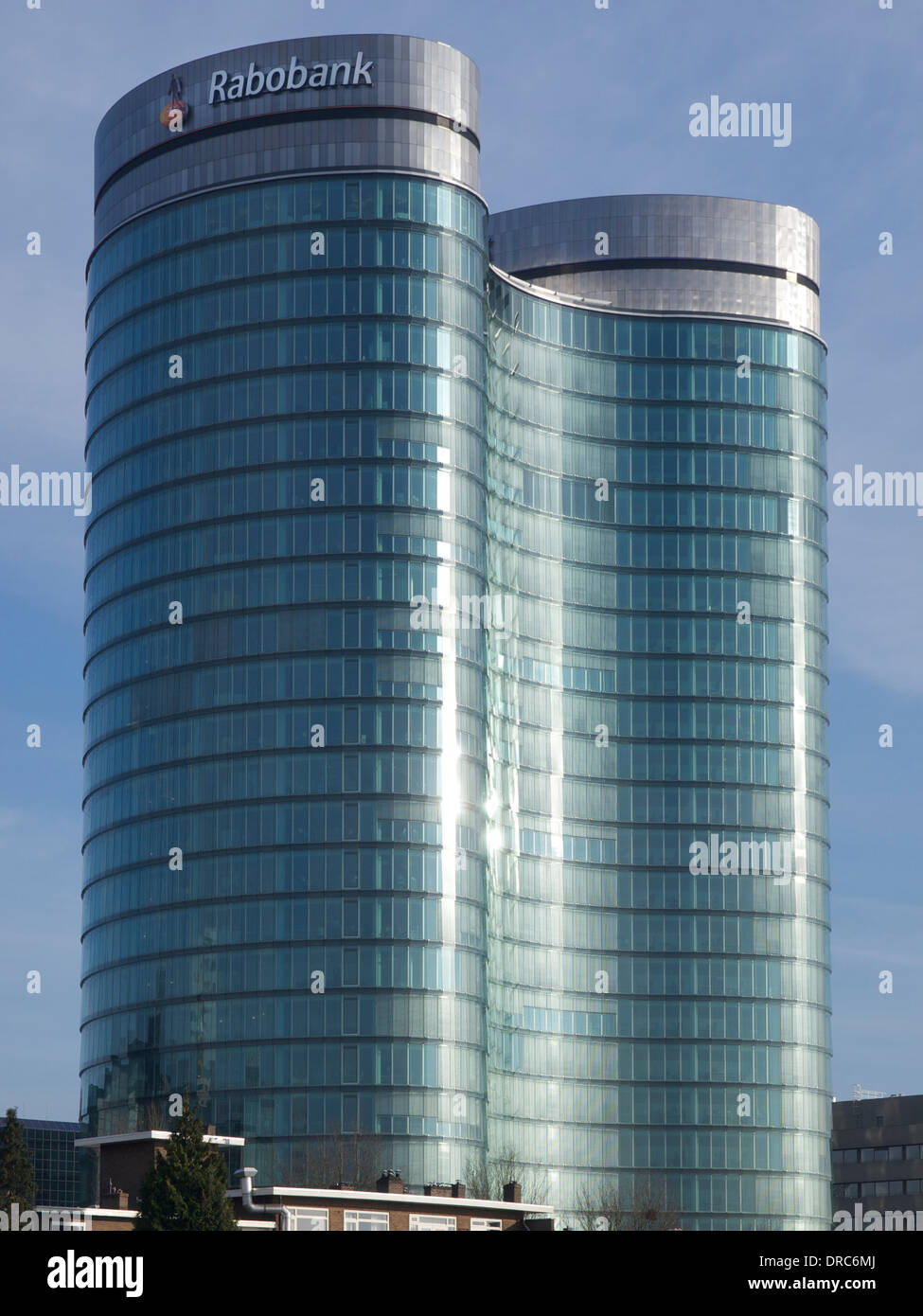 L'olandese Rabobank quartier generale nella città di Utrecht, Paesi Bassi Foto Stock