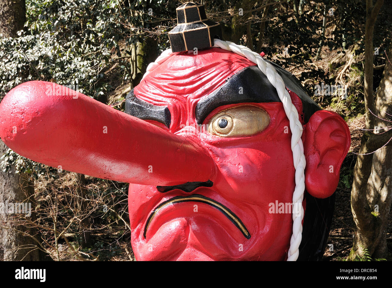 Maschera a becco lungo goblin Foto Stock