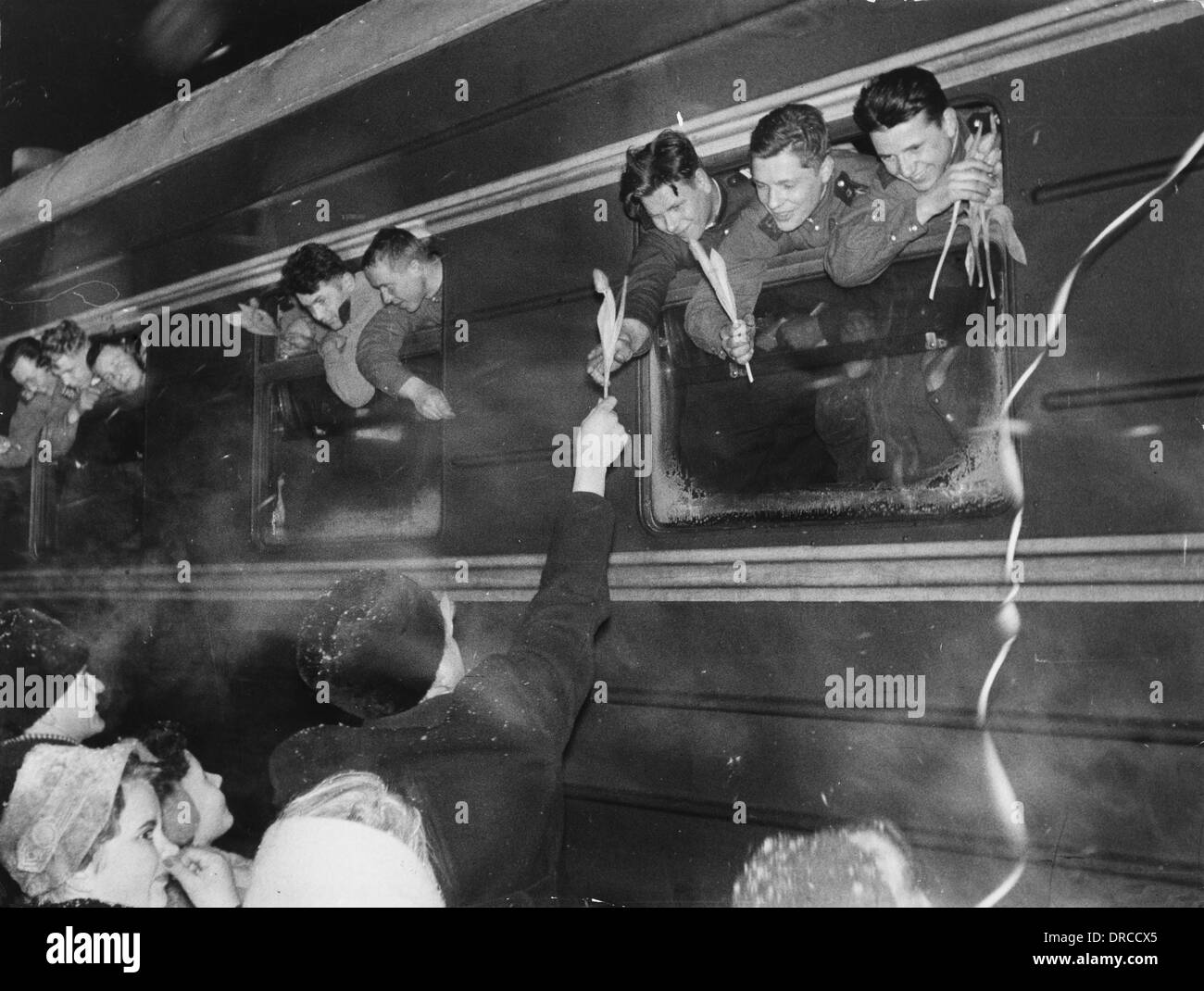 Soldati russi durante la seconda guerra mondiale Foto Stock