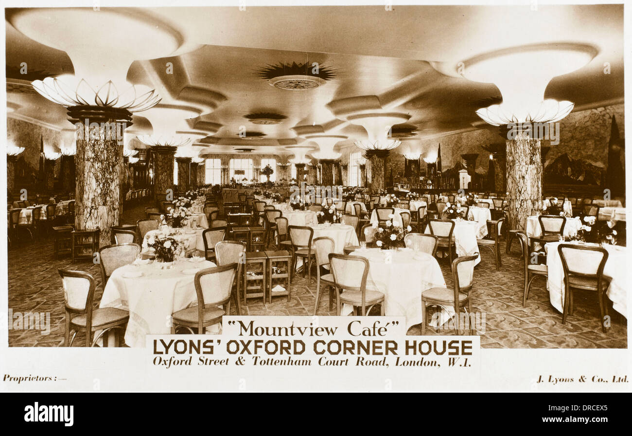 Lyon's Corner House - Mountview Cafe Foto Stock