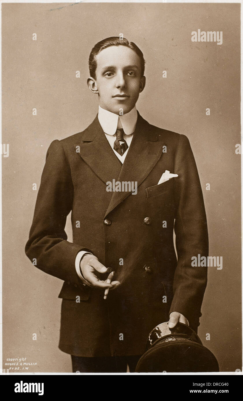 Il re Alfonso XIII di Spagna Foto Stock