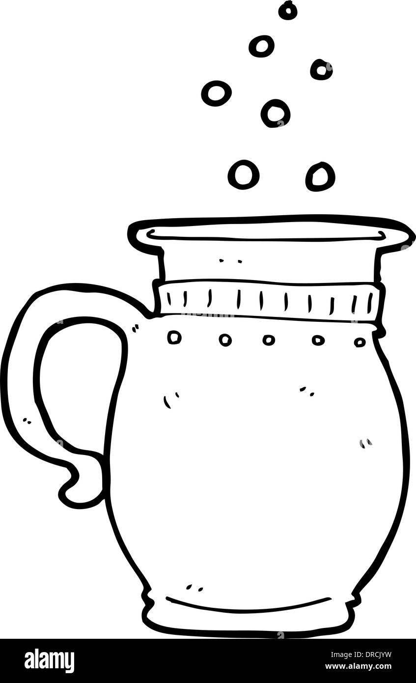 Cartoon il boccale di birra Illustrazione Vettoriale