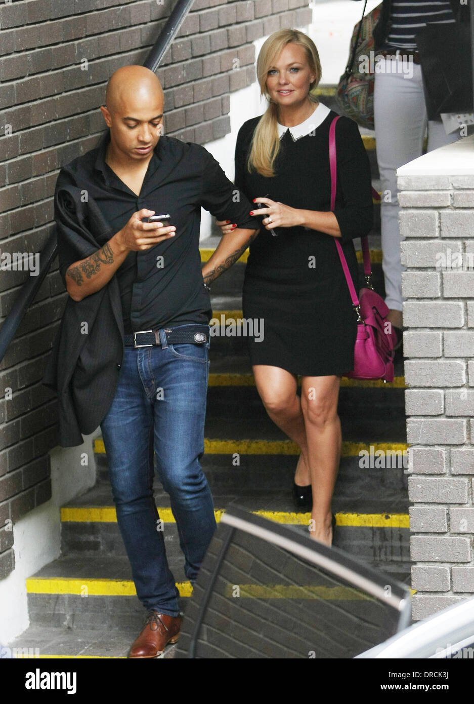 Jade Jones e Emma Bunton a ITV Studios di Londra - Inghilterra - 18.07.12 Foto Stock